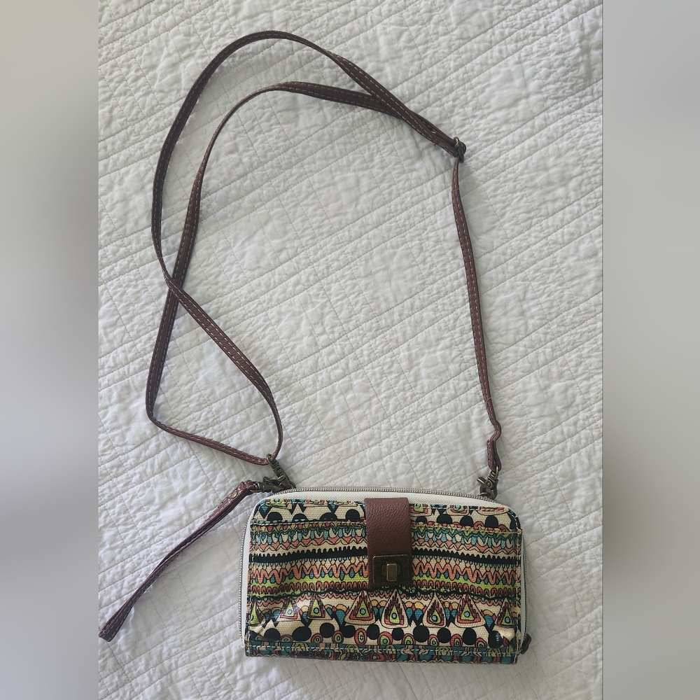 Sakroots Colorful Patterned Crossbody Bag